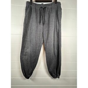 Gray‎ Champion Joggers Med Drawstring Elastic Waist Cuffed Ankle Casual Comfort